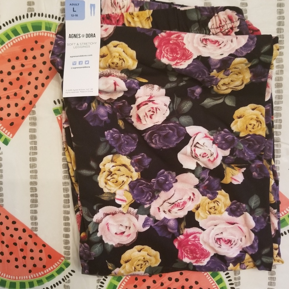 Floral Agnes and Dora Leggings